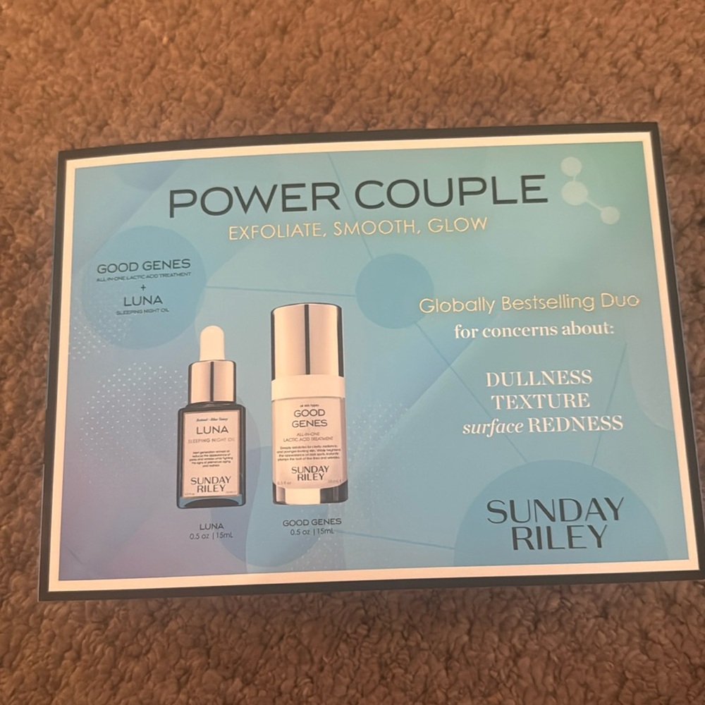 Sunday Riley Power Couple Set NIB